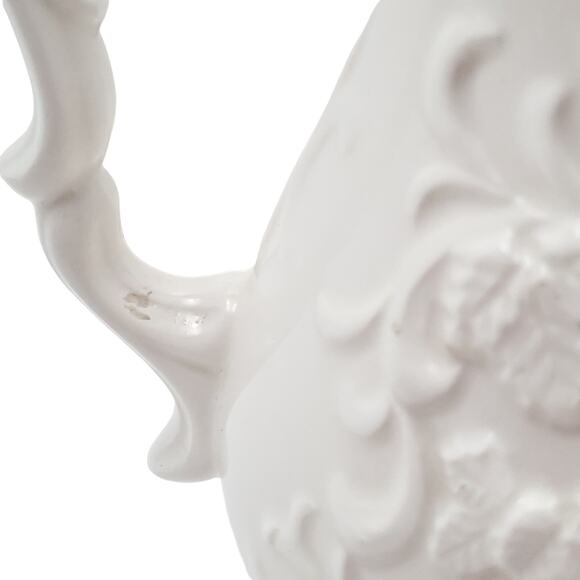 6" Vintage Inarco Japan Small Pitcher and Saucer E-4094 Cream Color - Picture 3 of 14